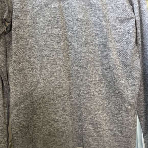 Lululemon Swiftly Relaxed Long-Sleeve Shirt Hip Length-grey heather-size 8 - Picture 2 of 4